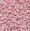 50g 5x4x2mm Opaque Pink Tile Beads